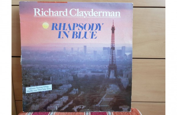 Richard Clayderman - Rhapsody In Blue bakelit lemez hanglemez Vinyl