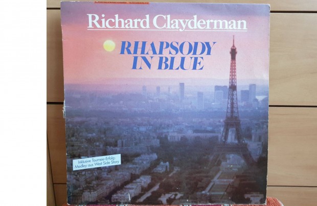 Richard Clayderman - Rhapsody In Blue hanglemez bakelit lemez Vinyl