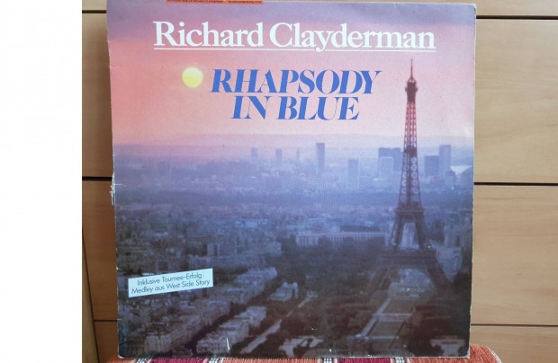 Richard Clayderman - Rhapsody In Blue hanglemez bakelit lemez Vinyl