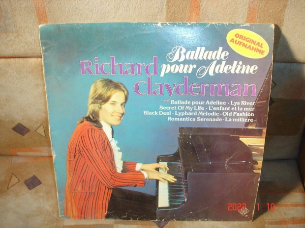 Richard Clayderman rgi Lemez /1977-es/ gyjtknek