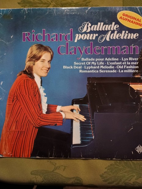 Richard Cleyderman bakelit hanglemez, LP 