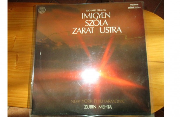 Richard Strauss Imigyen Szla Zarat Ustra bakelit hanglemez elad