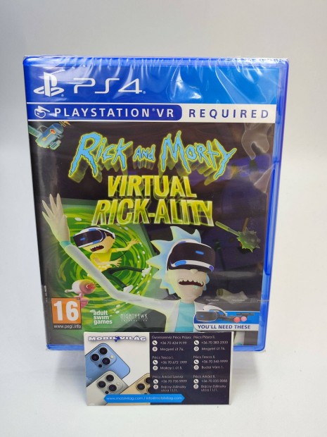 Rick and Morty Virtual Rick-Ality PS4 Garancival #konzl1874