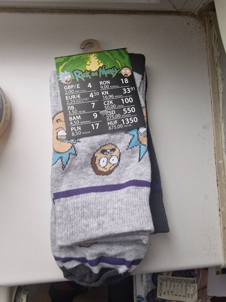 Rick s Morty zokni (2 pr)
