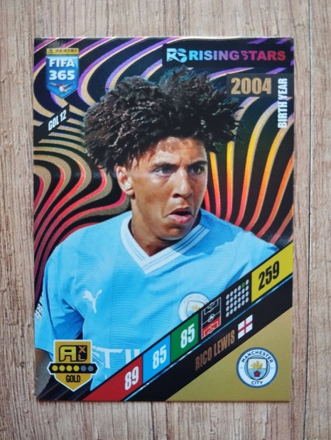 Rico Lewis Manchester City FIFA 365 2024 GOLD Rising Star focis krtya