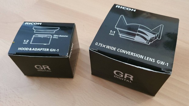 Ricoh GW-1 0,75X előtét lencse + GH-1 adapter
