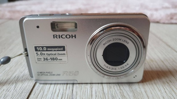 Ricoh R50 digitlis fnykpez 10MP 5x zoom, akkumultoros