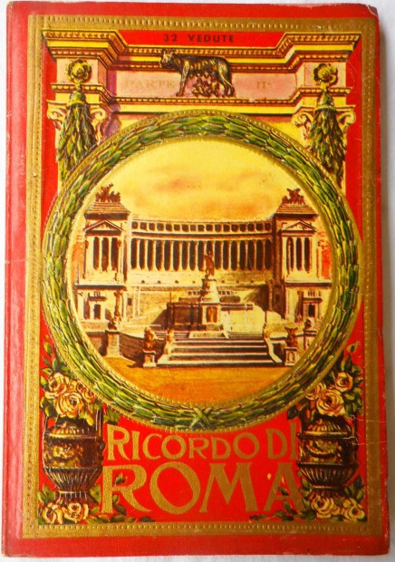 Ricordo di Roma (antik római leporellós utikönyv 32 ff. képpel)