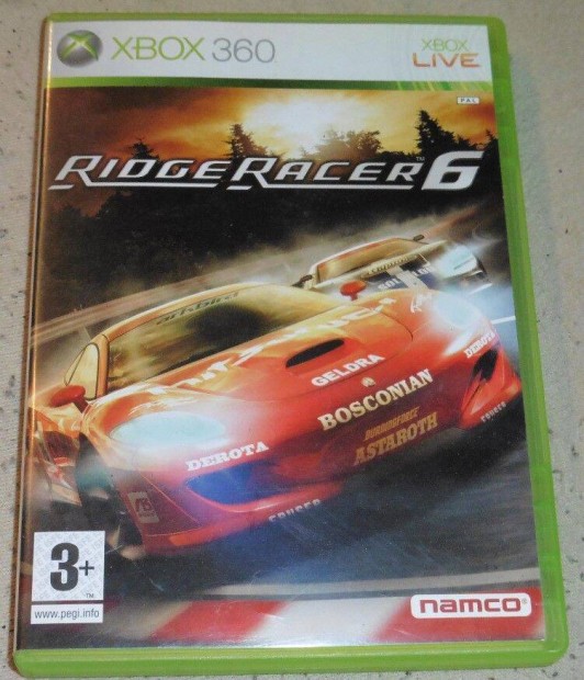 Ridge Racer 6. (Autverseny) Gyri Xbox 360 Xbox ONE Series X Jtk