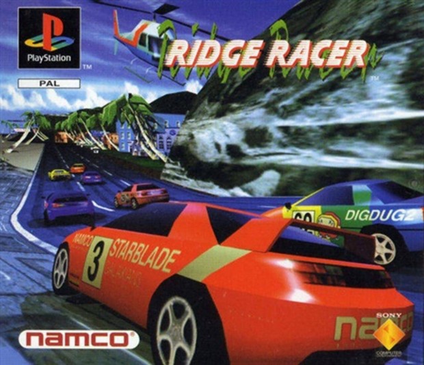 Ridge Racer, Mint PS1 jtk