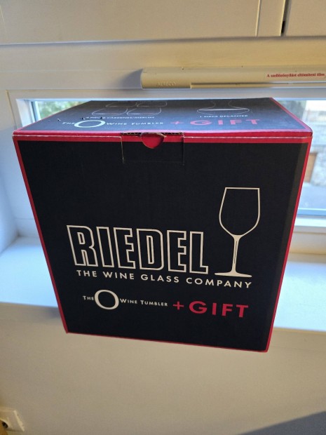 Riedel O + gift dekanter es boros pohar