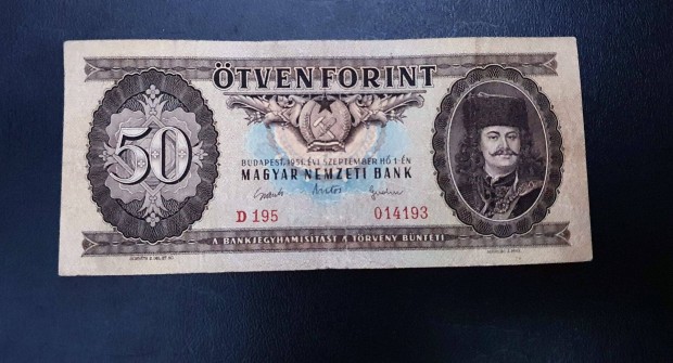 Ritka 1951 - Es 50- Forint