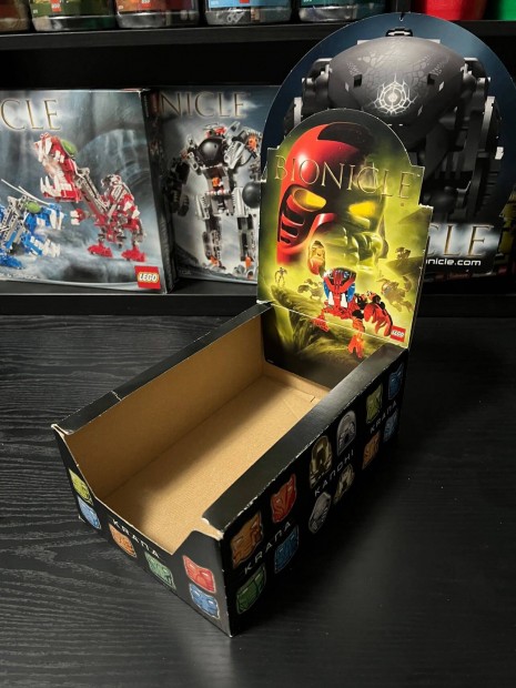 Ritka Lego Bionicle Krana Polybag display doboz