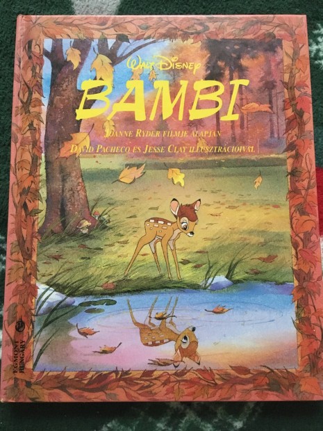 Ritka Walt Disney Bambi meseknyv elad