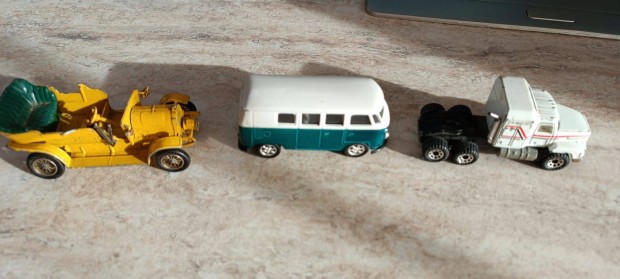 Ritka, rgi kisautk ( 3 db.) Matchbox Mack, VW Microbus, Spyker