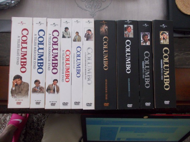 Ritkasg!Eredeti teljes 1-10 vad Columbo dvd dobozukban egyben elad