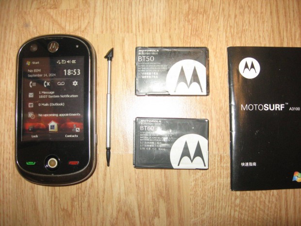 Ritkasg Motorola Motosurf A3100 fggetlen Gyjtknek Els Okostelefon