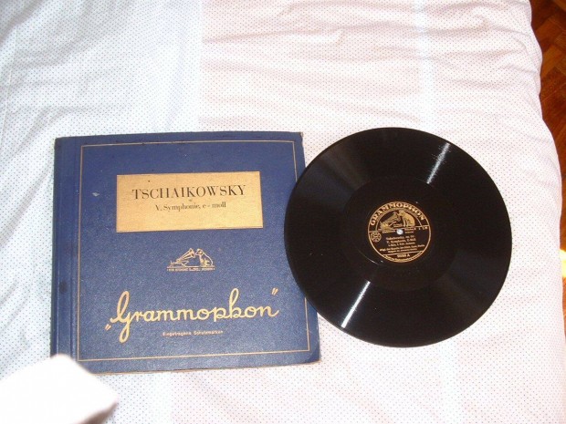 Ritkasg !6db nagylemez 1929 bl.Tshaikowsky V.E moll Szymphonie !