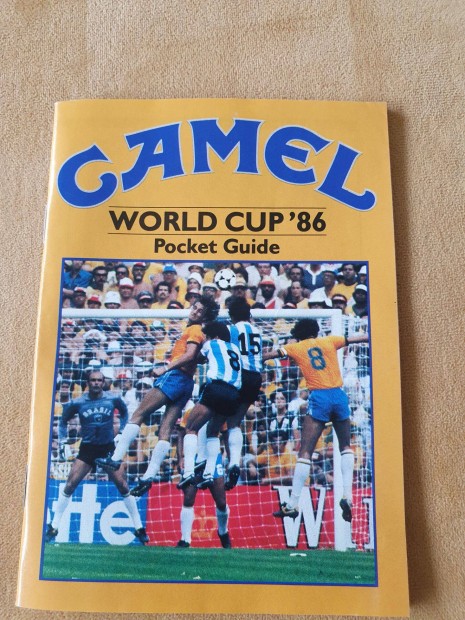 Ritkasg! Camel World Cup 86, programfzet, hibtlanzr