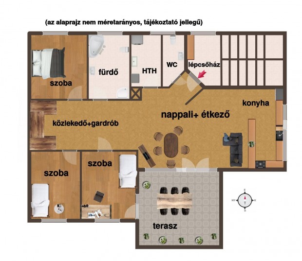 Ritkasg! Szombathely belvrosi 1+3 szobs nagy teraszos laks