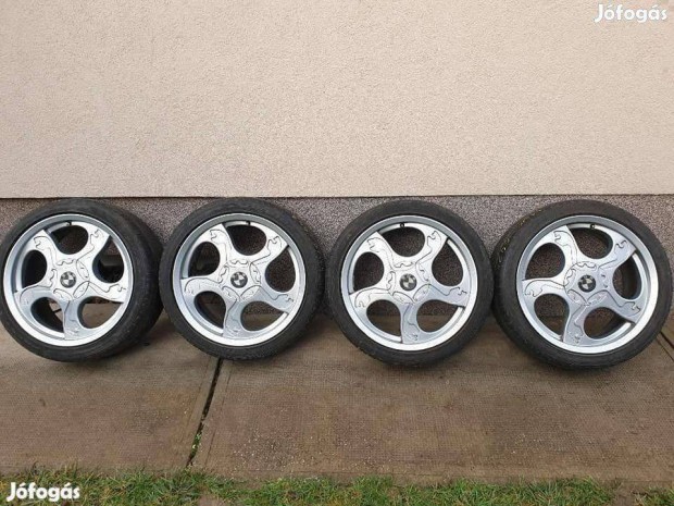 Ritkaság! Zender Monaco 5x120 18 col alufelnik, nyári gumikkal!