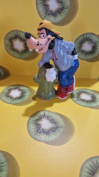 Ritkasg ! Kzzel festett Goofy figura Disney