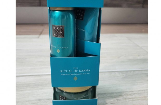 Rituals of Karma Szett Testpol 70ml + Tusfrd 50ml + Testradr 125g