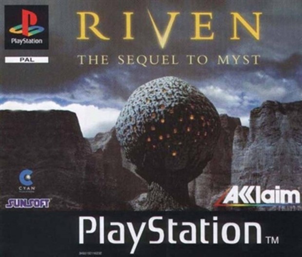 Riven The Sequel to Myst, Mint Playstation 1 jtk