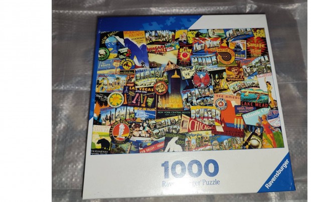 Road Trip USA Jigsaw 1000 darabos puzzle (j, bontatlan)