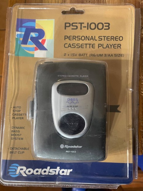 Roadstar PST-1003 walkman j, NOS kszlk a 90-es vekbl