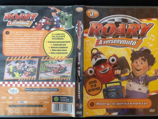 Roary, a versenyaut Roary, a garzsmester DVD