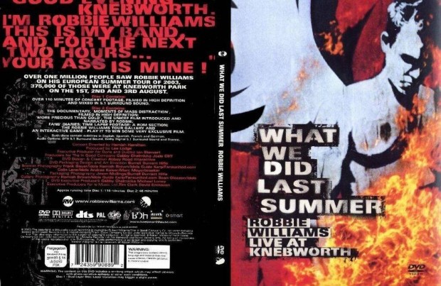 Robbie Williams - What We Did Last Summer dupla DVD