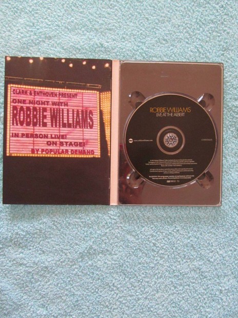 Robbie Williams dvd jszer llapotban elad !