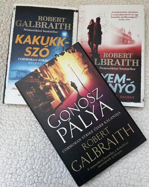 Robert Galbraith: Cormoran Strike 1-3.