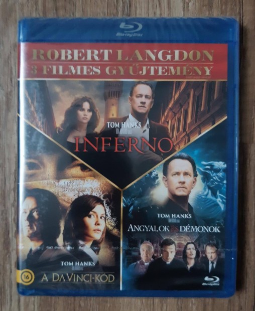 Robert Langdon 3 filmes gyjtemny (3 Blu-Ray) (j)