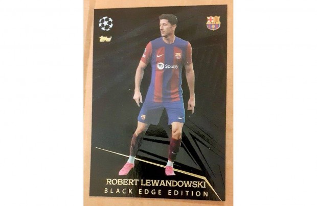 Robert Lewandowski Barcelona Black Edge Edition focis krtya 2024