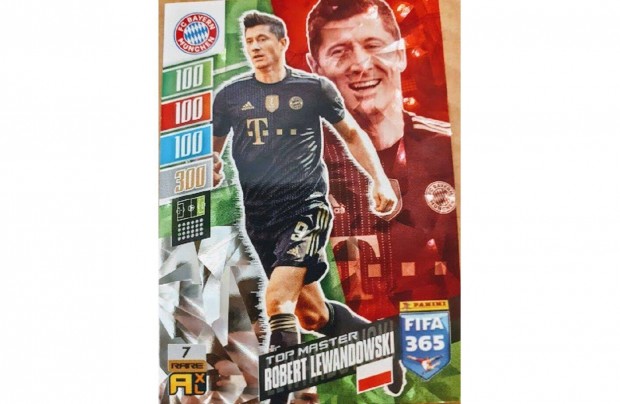 Robert Lewandowski Bayern Mnchen Top Master focis krtya FIFA 2022