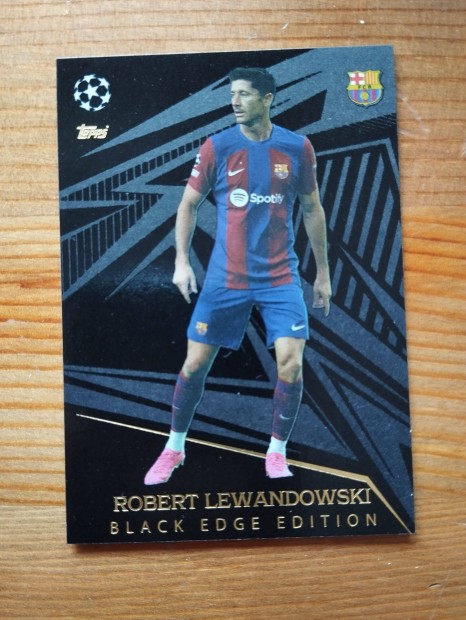 Robert Lewandowski (Barcelona) Black Edge BL Extra 2023 krtya