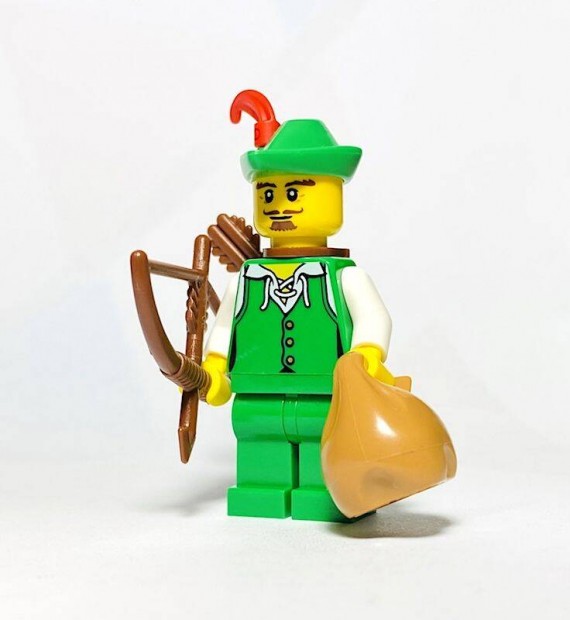 Robin Hood Eredeti LEGO egyedi minifigura - Castle Kingdoms - j