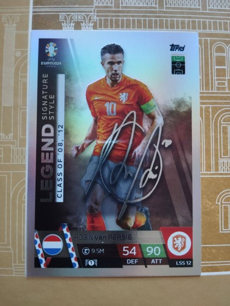 Robin van Persie (Hollandia) Legend Signature Style Euro 2024 krtya