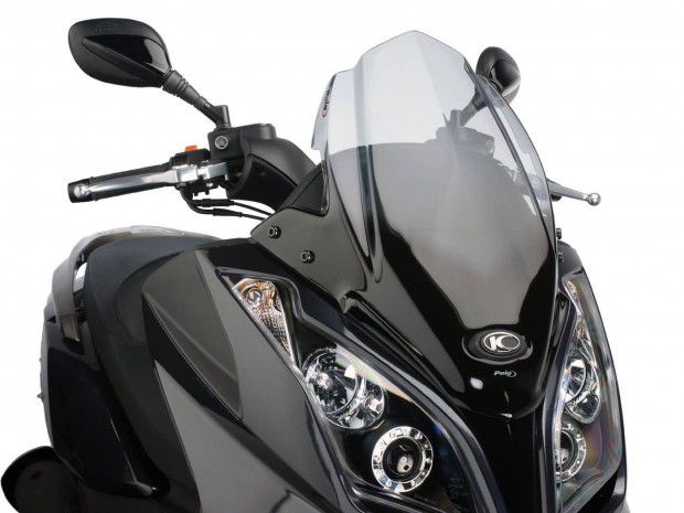 Robogó szélvédő Puig V-Tech Sport füst - Kymco Downtown 125i, 300i ABS