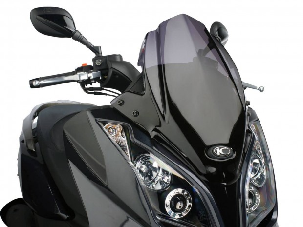 Robogó szélvédő Puig V-Tech Sport sötét füst - Kymco Downtown 125i, 30