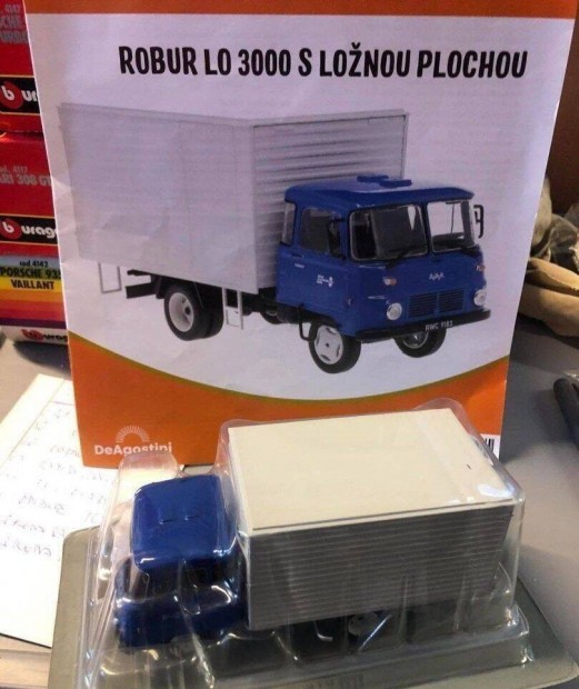 Robur LO 3000 S "Cseh TGK DEA" kisauto modell 1/43 Elad