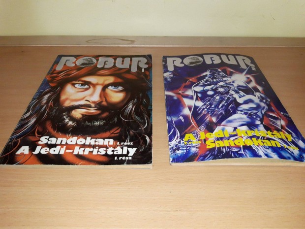 Robur magazin 1. 2. szm egyben, Sandokan A Jedi-kristly Kuczka Pter