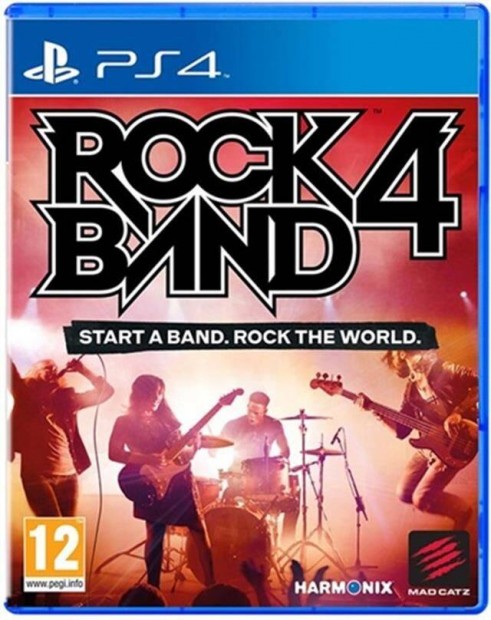 Rock Band 4 eredeti Playstation 4 jtk