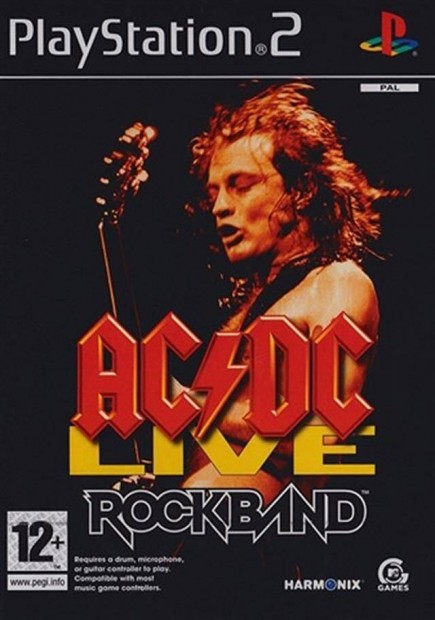 Rock Band - Acdc eredeti Playstation 2 jtk