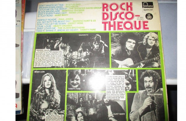 Rock Disco-Theque bakelit hanglemez elad