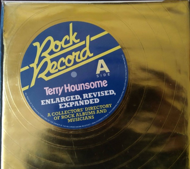 Rock Record ( 3rd. kiads, 1987 ) angol nyelv knyv