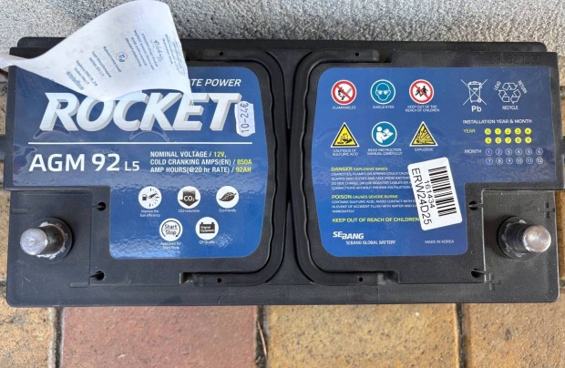 Rocket AGM 92L5 akkumul�tor
