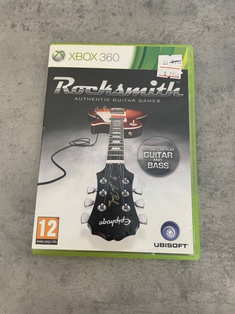 Rocksmith Authentic Guitar Games Xbox 360 jtkszoftver